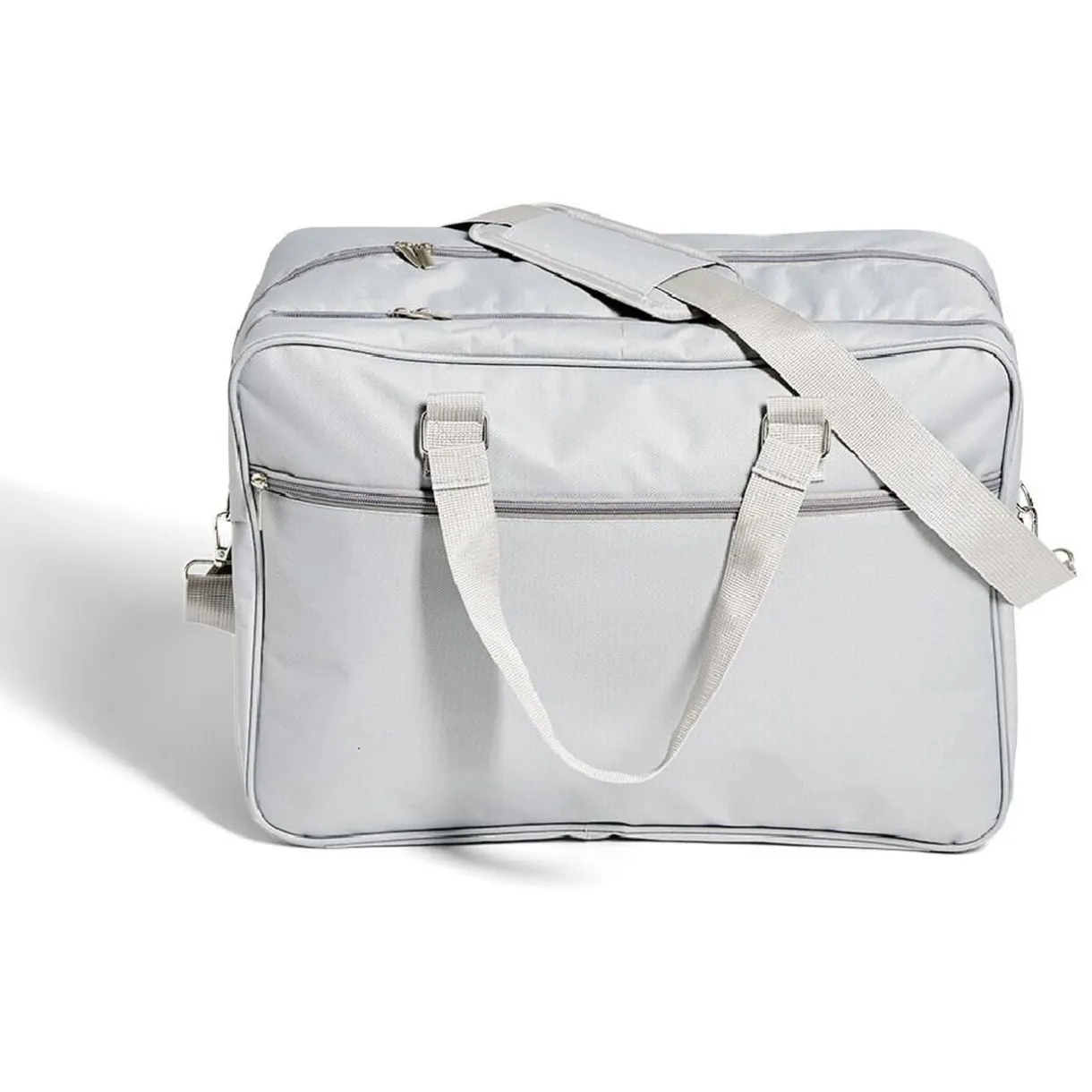 Sac cabine multi-compartiments polyester gris 45x21xH32cm < Gifi Discount