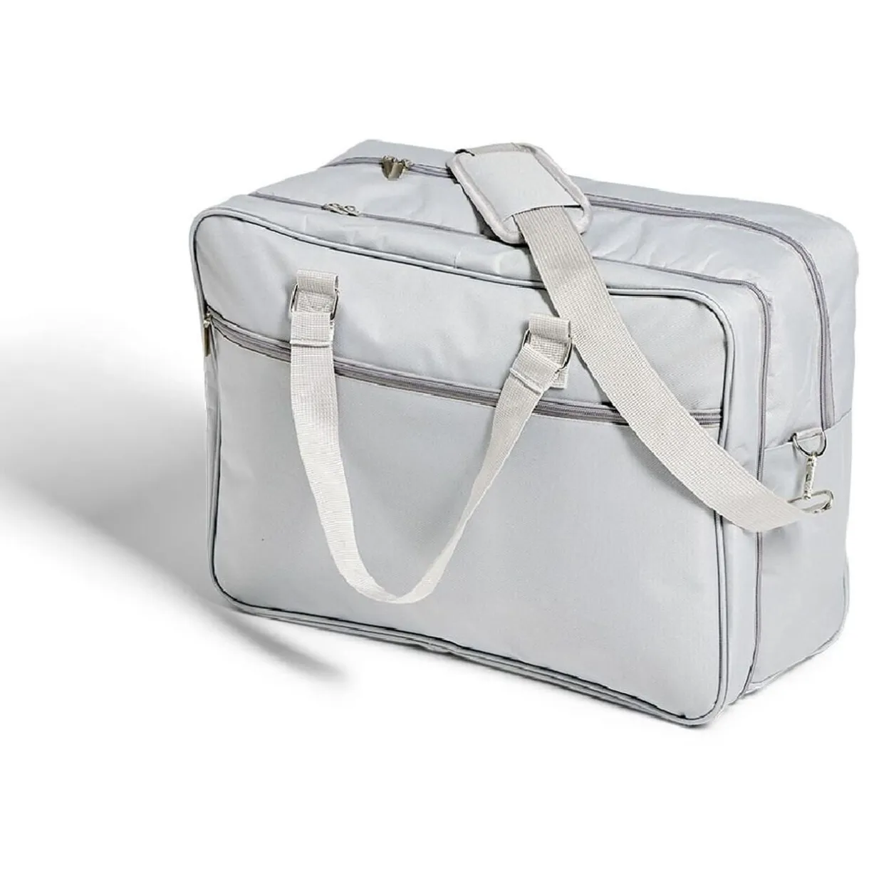 Sac cabine multi-compartiments polyester gris 45x21xH32cm < Gifi Discount
