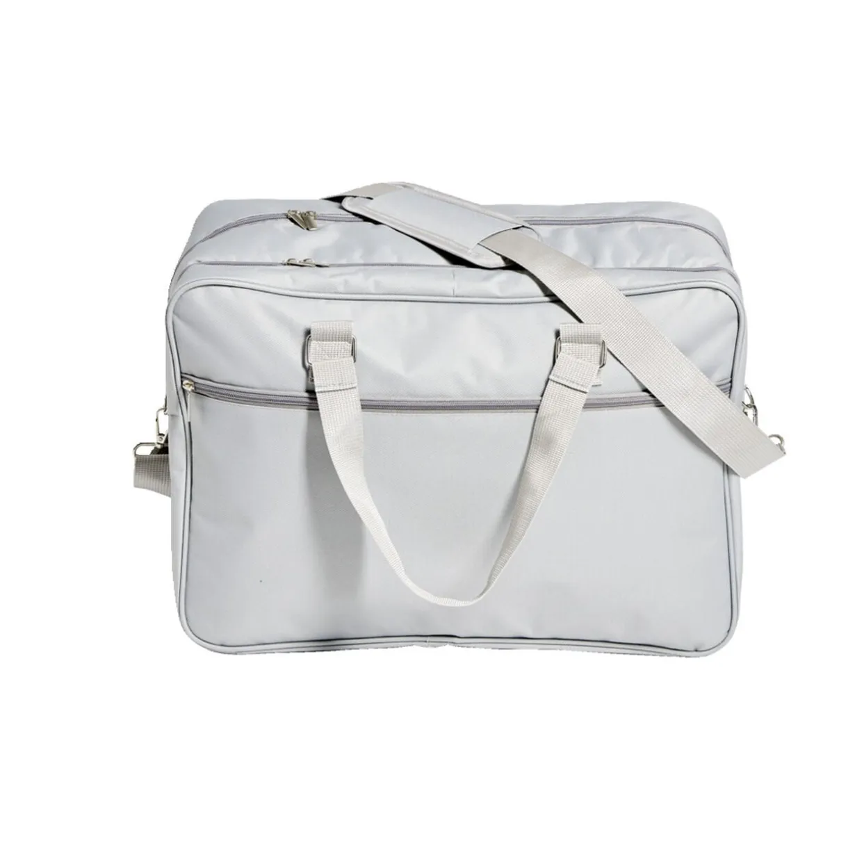 Sac cabine multi-compartiments polyester gris 45x21xH32cm < Gifi Discount
