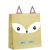 Sac cadeau fantaisie forme tête de renard 23xH31cm