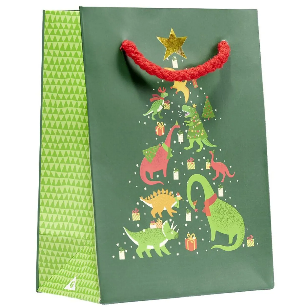 Sac cadeau Noël enfant licorne ou dinosaure 11xH15cm (2 modèles) < Gifi Online