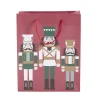 Sac cadeau Noël motif soldat Casse Noisette rouge et vert 26x12xH32,5cm < Gifi Discount