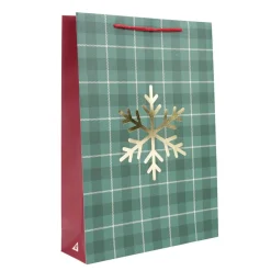 Sac cadeau Noël thème fantasia 33x10xH46cm (2 modèles)