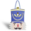 Sac cadeau Noël tête soldat Casse-Noisette bleu et doré 24,5xH31,5cm < Gifi Outlet