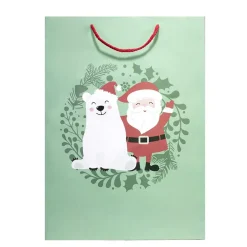 Sac cadeau Noël 33xH46cm (2 modèles) < Gifi Outlet