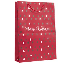 Sac cadeau Noël 33xH46cm (2 modèles) < Gifi Outlet