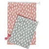 Sac cadeau réutilisable en coton x2 - 15x20cm et 20x30cm