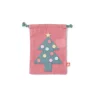 Sac cadeau tissu réutilisable 15x20cm (3 modèles)