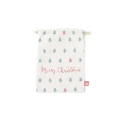Sac cadeau tissu réutilisable 15x20cm (3 modèles)