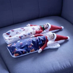 Sac de couchage pour lutin farçeur 11x30cm (2 modèles blanc ou bleu)