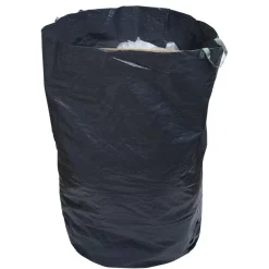 Sac de jardin 400L plastique vert avec poignées < Gifi Discount