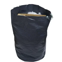 Sac de jardin 400L plastique vert avec poignées < Gifi Discount