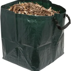 Sac de jardin 80L plastique vert 43x39xH48 cm