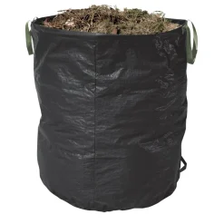 Sac de jardin x3 plastique vert avec poignées 55/83/137L