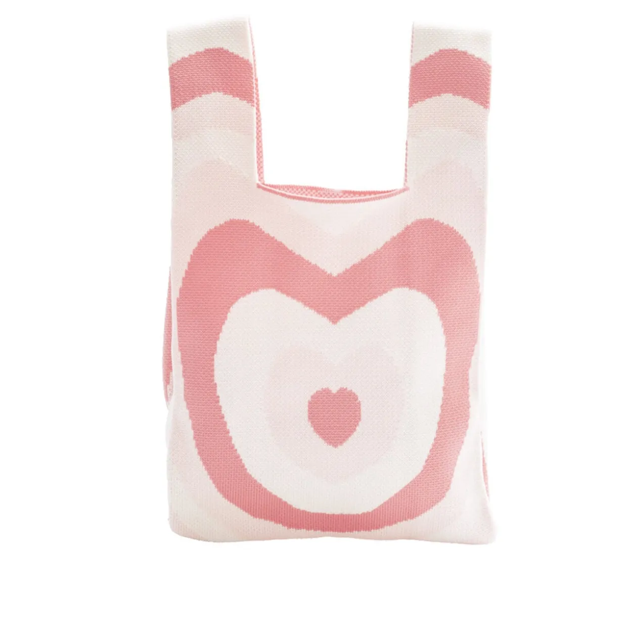Sac de plage tissé à motif 19,5x9xH34cm (2 modèles)