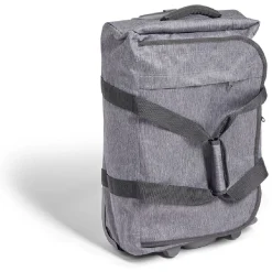 Sac de voyage cabine trolley à roulettes gris 33L