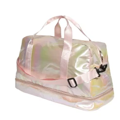 Sac de voyage femme aspect brillant 49x23xH30cm - 2 modèles rose ou vert < Gifi Best