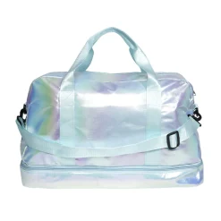 Sac de voyage femme aspect brillant 49x23xH30cm - 2 modèles rose ou vert < Gifi Best