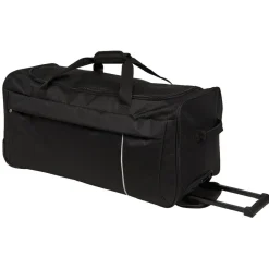 Sac de voyage trolley noir à roulettes