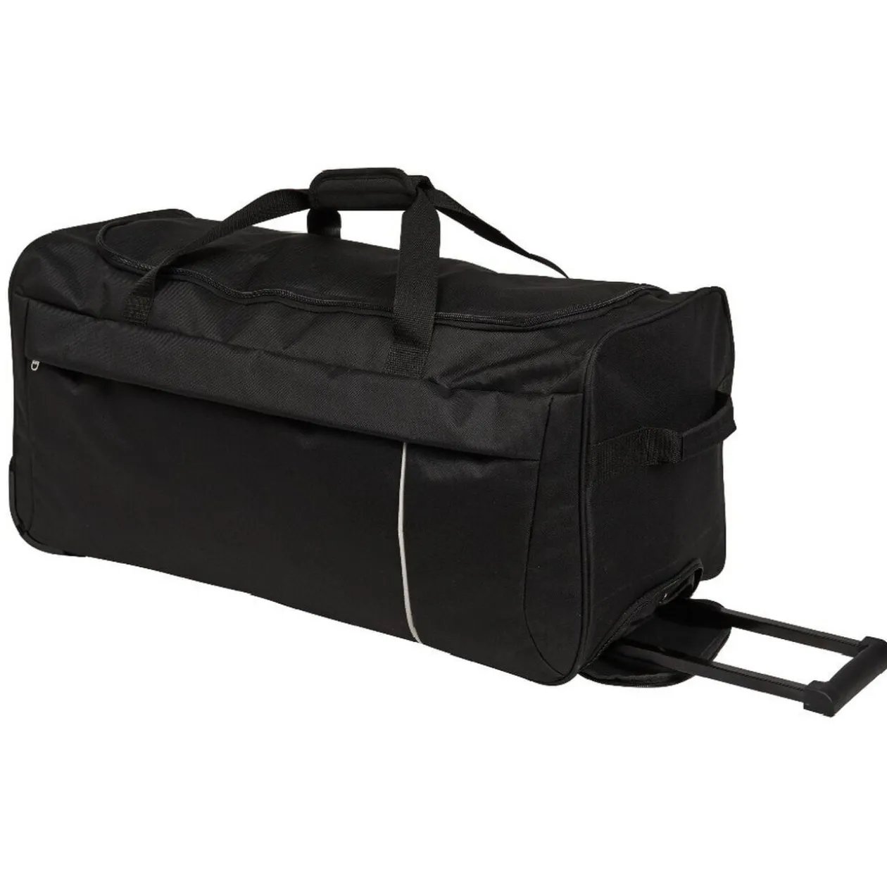 Sac de voyage trolley noir à roulettes