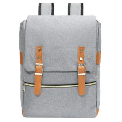 Sac à dos avec fermeture à sangles 30x13xH10cm - 2 modèles noir ou gris