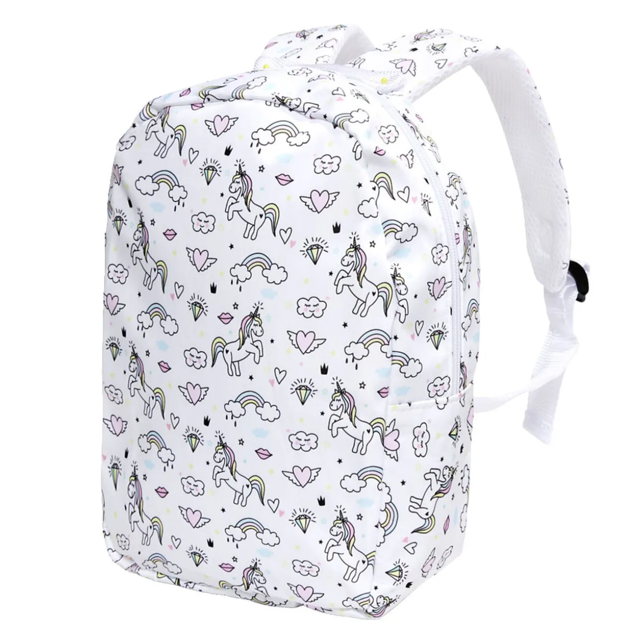 Sac à dos enfant animal H26cm - 2 modèles licorne ou dinosaure