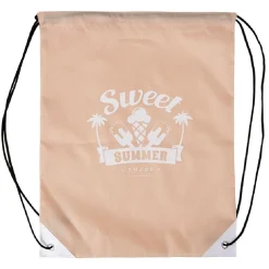 Sac à dos imprimé à cordon de resserrage