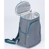 Sac à dos isotherme fraîcheur 14L gris et bleu 36x16xH26cm