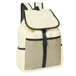 Sac à dos multipoches 28x13xH44cm (2 modèles jaune ou noir)
