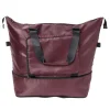 Sac à dos ou main marron bordeaux 42x22xH46cm