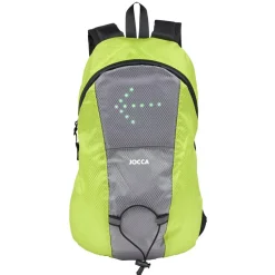 Sac à dos signalétique LED vert et gris