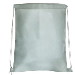 Sac à dos uni avec cordon 34xH43cm - 2 modèles gris ou noir < Gifi New