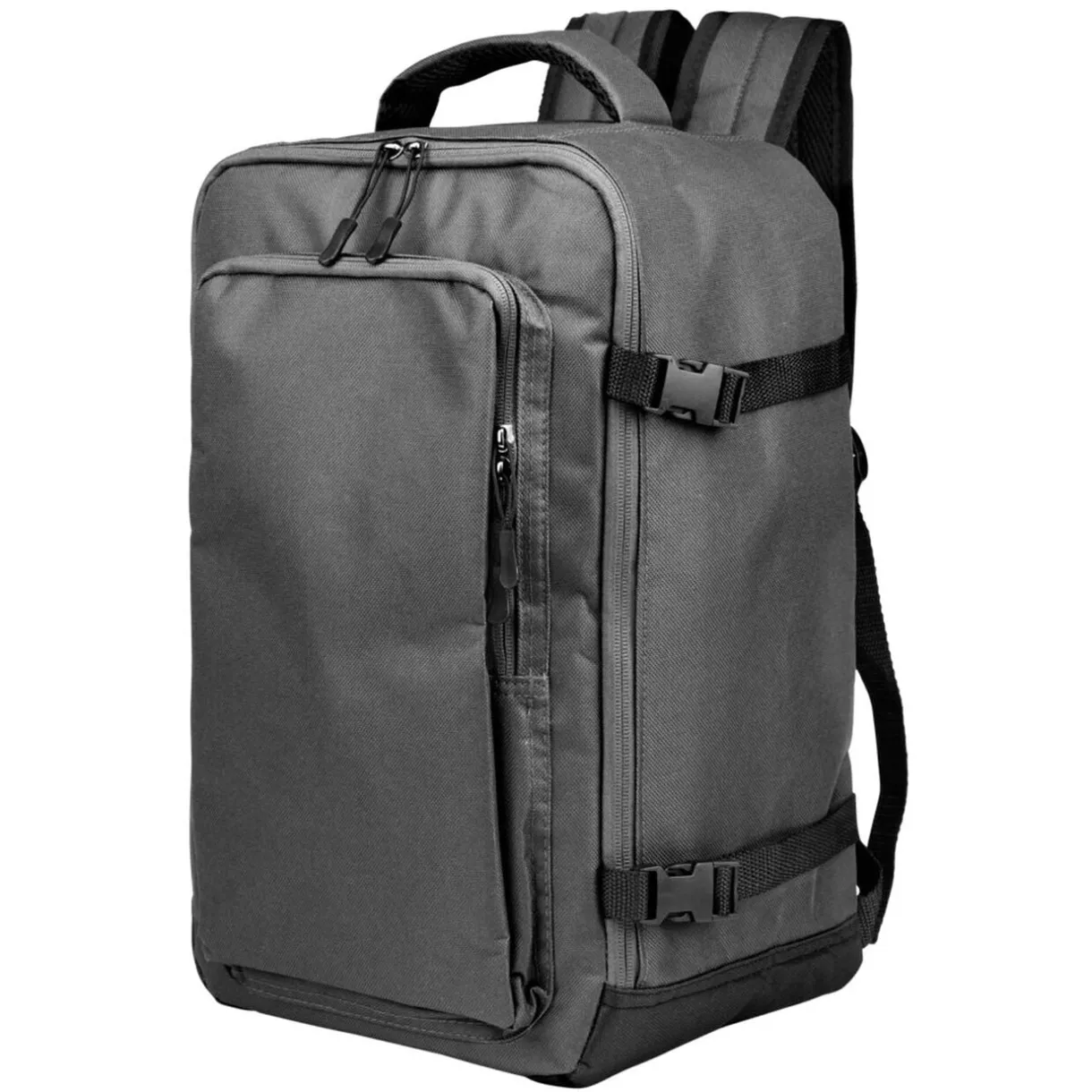 Sac à dos voyage 20L lowcost polyester gris L25xP20xH40cm < Gifi