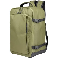 Sac à dos voyage 20L lowcost polyester vert kaki L25xP20xH40cm < Gifi Sale