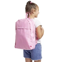 Sac à dos 27x41cm polyester rose ou noir
