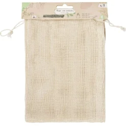 Sac en coton blanc x3 < Gifi Discount