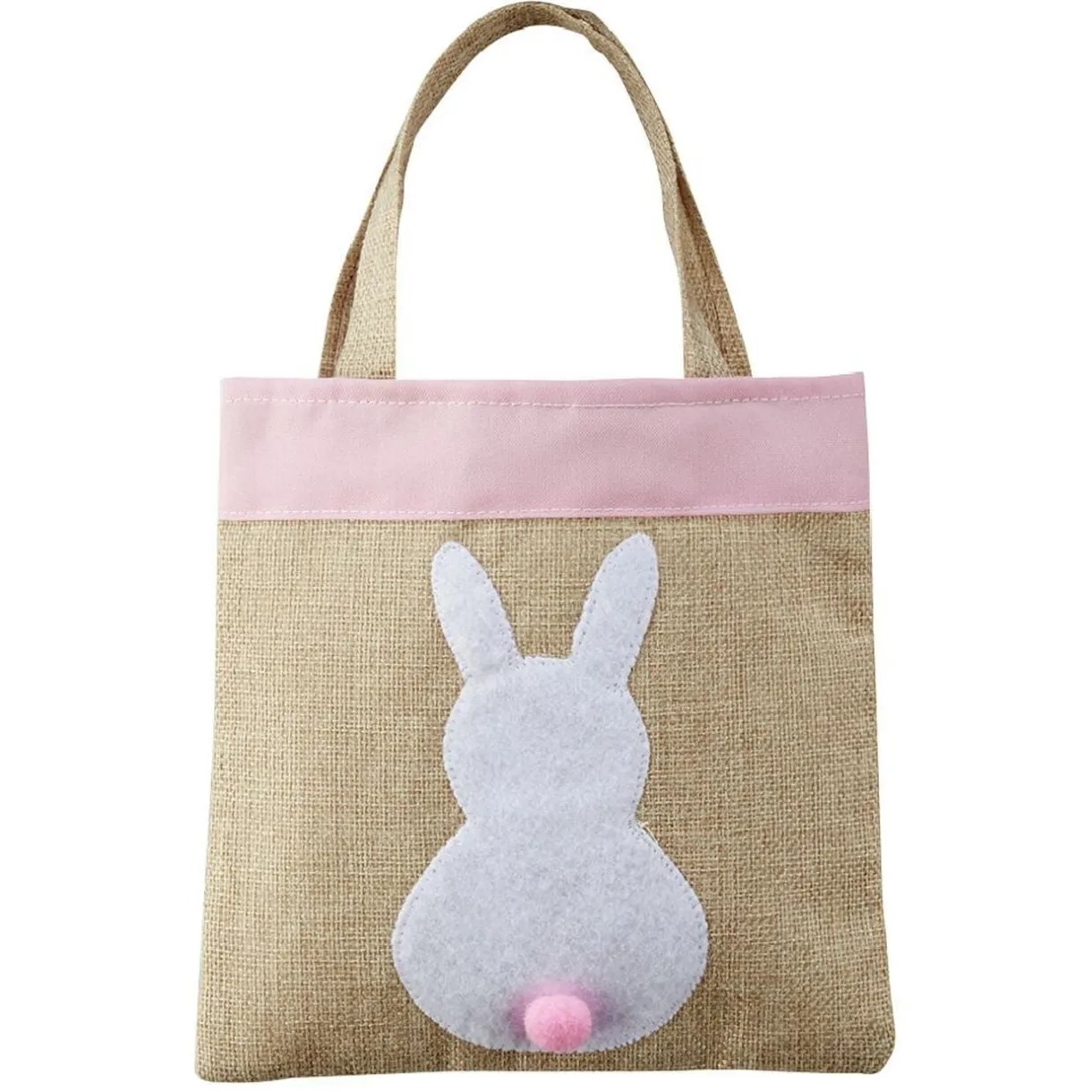 Sac en lin design lapin de Pâques (2 modèles) < Gifi Outlet