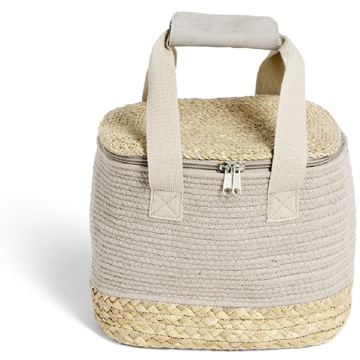 Sac fraîcheur 9L jute beige et coton marron 23x18,5x20cm < Gifi Clearance