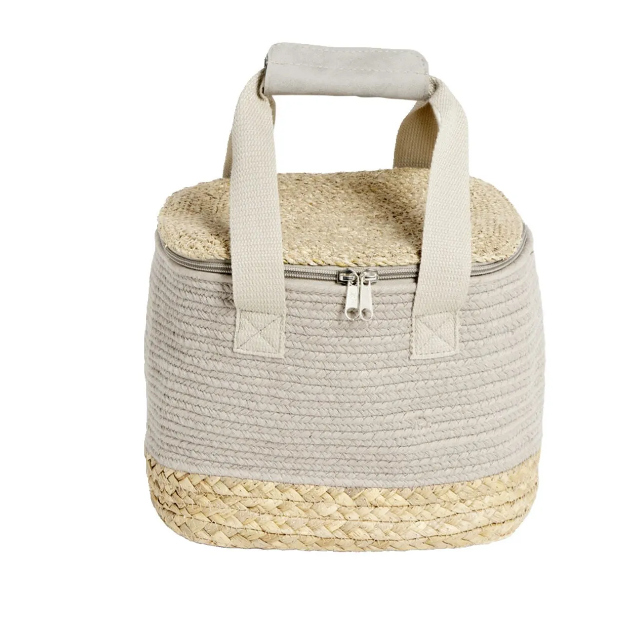 Sac fraîcheur 9L jute beige et coton marron 23x18,5x20cm < Gifi Clearance