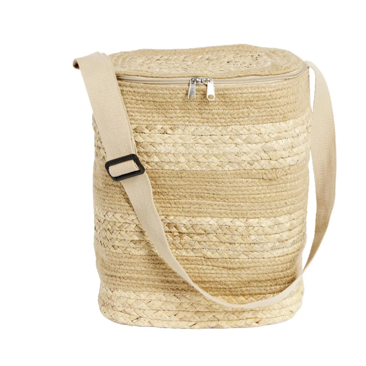 Sac fraîcheur 14L jute et coton beige 26x20x34cm < Gifi