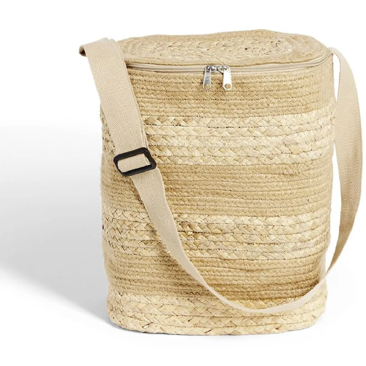 Sac fraîcheur 14L jute et coton beige 26x20x34cm < Gifi