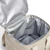 Sac fraîcheur 9L jute et coton marron 23x18,5x21cm