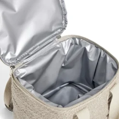 Sac fraîcheur 9L jute et coton marron 23x18,5x21cm