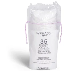 Sachet de 35 disques de coton à démaquiller Byphasse