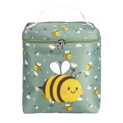 Sac isotherme enfant 5L polyester vert motif abeille 23x12xH19cm < Gifi Discount