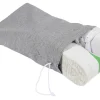 Sac à linge sale ou chaussures x2 polyester gris < Gifi Online