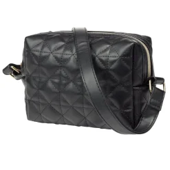 Sac à main bandoulière simili aspect capitonné 16x5,5xH11cm (3 modèles)