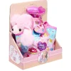 Sac à main enfant chien peluche polyester rose 23,5x6xH27,5cm