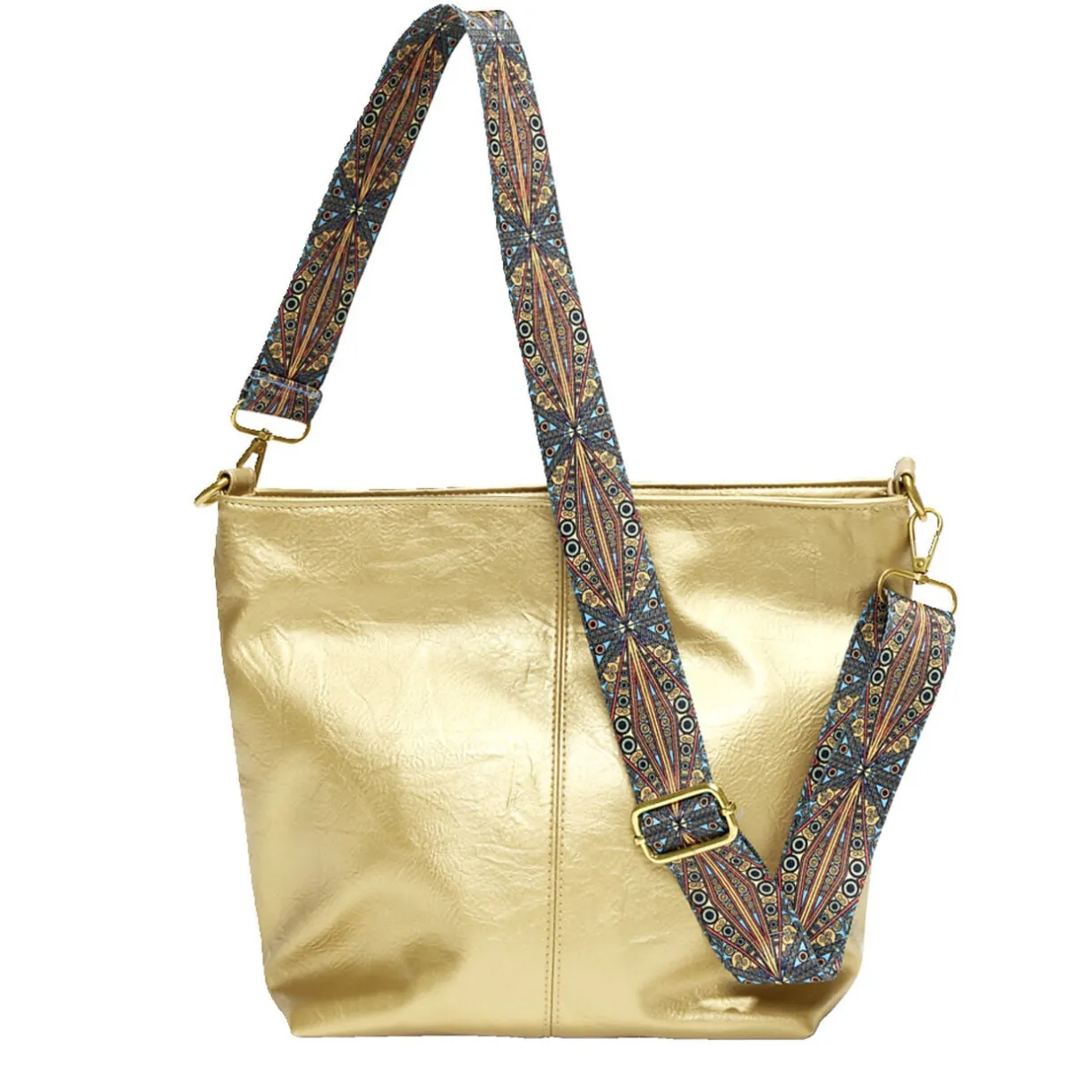 Sac à main femme fourre-tout anse ethnique amovible 32x10xH25cm - 3 modèles < Gifi Clearance
