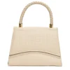 Sac à main simili effet croco avec bandoulière amovible 21x8xH15cm - 3 modèles